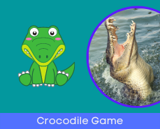 Fractions Crocodile game